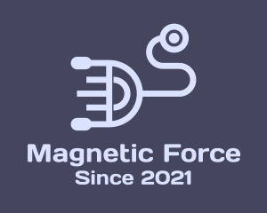 Magnetic Medical Stethoscope logo design