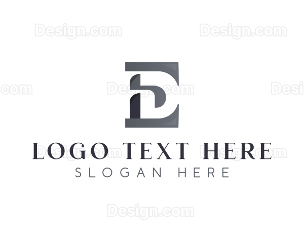 Elegant Boutique Letter ED Logo