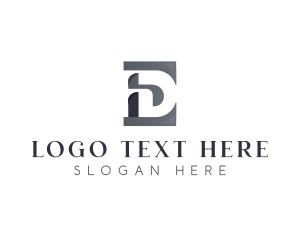 Elegant Boutique Letter ED logo