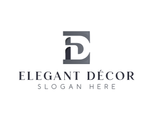 Elegant Boutique Letter ED logo design