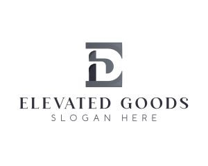 Elegant Boutique Letter ED logo design