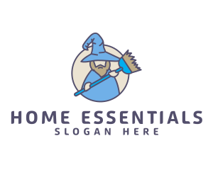 Housekeeping Broom Wizard logo