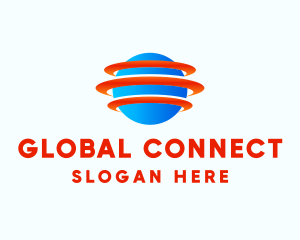 Orbit Globe Planet  logo