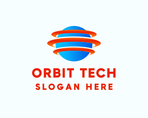 Orbit Globe Planet  logo design