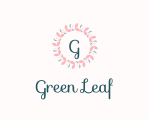 Floral Wreath Boutique logo design