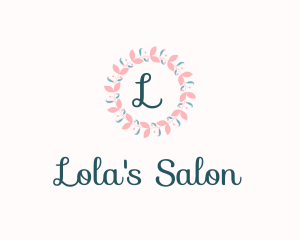 Floral Wreath Boutique logo design