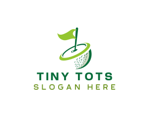 Golf Ball Tournament Logo