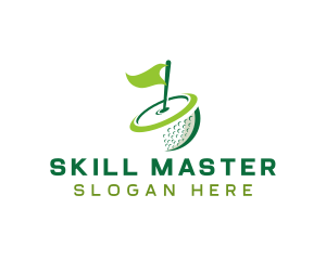 Golf Ball Tournament logo design