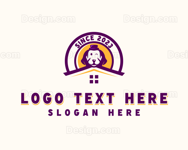 Pet Dog Kennel Logo