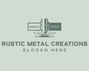 Laser Metalworks Machinery logo design