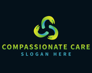 Charity Care Hands logo design