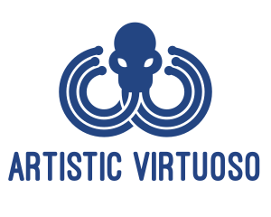 Blue Octopus Startup Business logo design