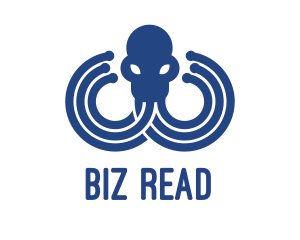 Blue Octopus Startup Business logo design