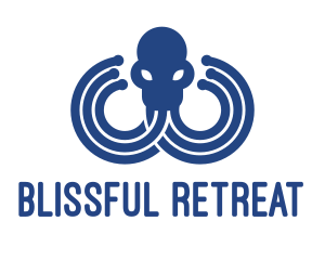 Blue Octopus Startup Business logo design