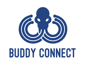 Blue Octopus Startup Business logo design