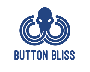 Blue Octopus Startup Business logo design