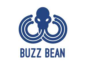 Blue Octopus Startup Business logo design