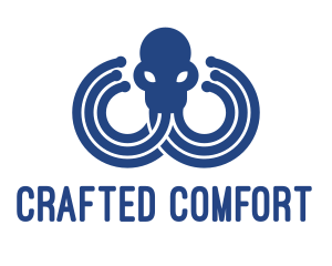 Blue Octopus Startup Business logo design