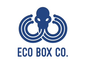 Blue Octopus Startup Business logo design