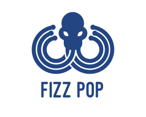 Blue Octopus Startup Business logo design