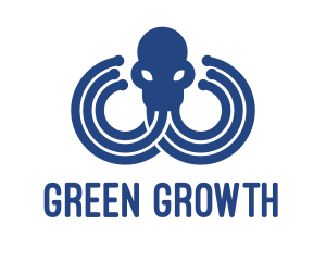 Blue Octopus Startup Business logo design