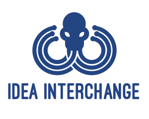 Blue Octopus Startup Business logo design