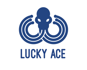 Blue Octopus Startup Business logo design