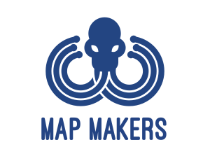 Blue Octopus Startup Business logo design