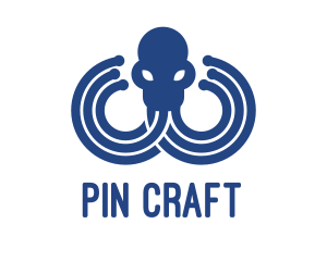 Blue Octopus Startup Business logo design