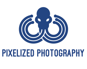 Blue Octopus Startup Business logo design