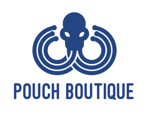 Blue Octopus Startup Business logo design