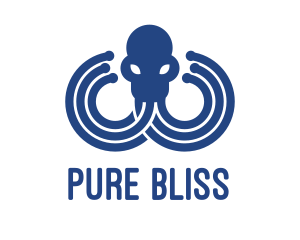 Blue Octopus Startup Business logo design