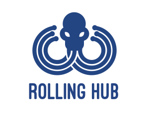 Blue Octopus Startup Business logo design