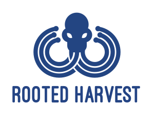 Blue Octopus Startup Business logo design