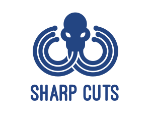 Blue Octopus Startup Business logo design