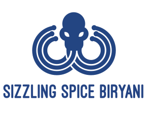 Blue Octopus Startup Business logo design