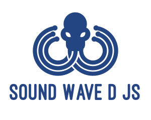 Blue Octopus Startup Business logo design