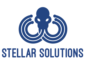 Blue Octopus Startup Business logo design