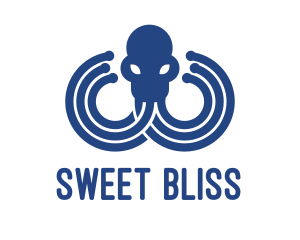 Blue Octopus Startup Business logo design