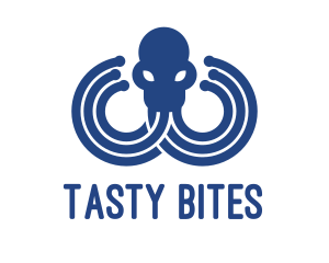 Blue Octopus Startup Business logo