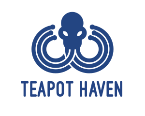 Blue Octopus Startup Business logo design