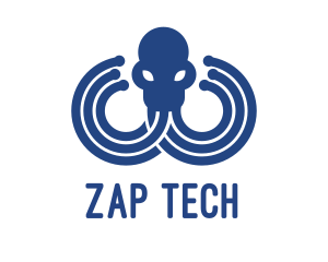 Blue Octopus Startup Business logo design