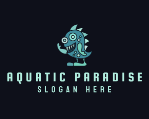 Aquatic Reptile Mutant logo design