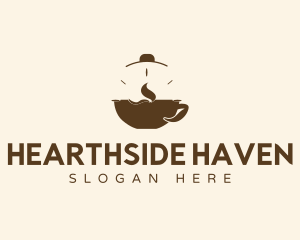 Warm Cup Coffee Time logo