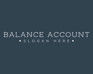 Professional Financial Accounting logo design