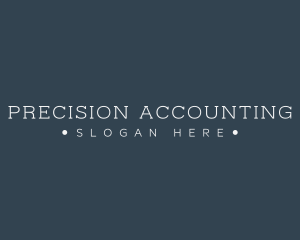 Professional Financial Accounting logo design