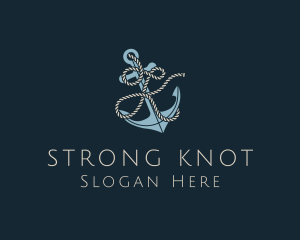 Anchor Rope Letter K logo