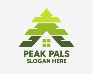 Mountain Peak House logo design