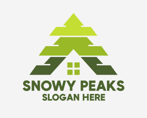 Mountain Peak House logo design