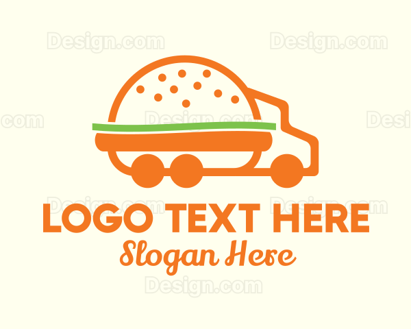 Burger Food Truck Logo